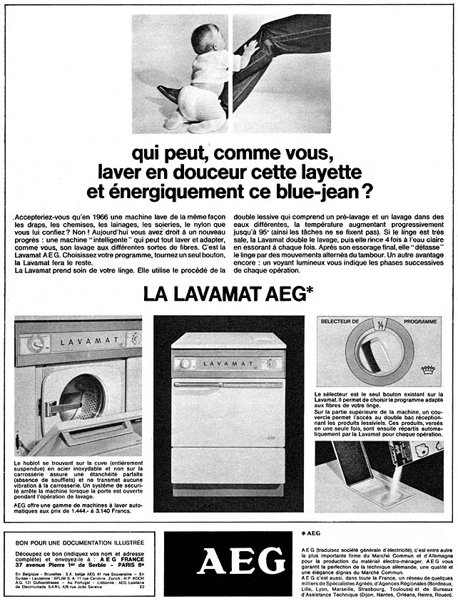 Advert Aeg 1966