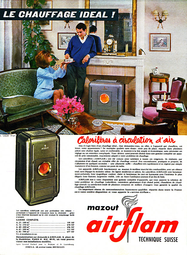 Advert Airflam 1962