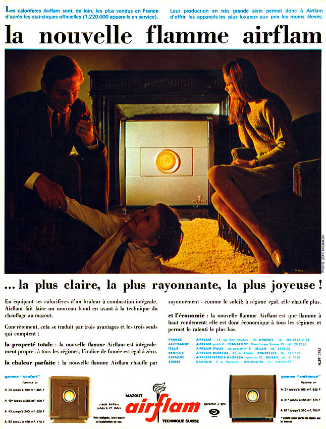 Advert Airflam 1967