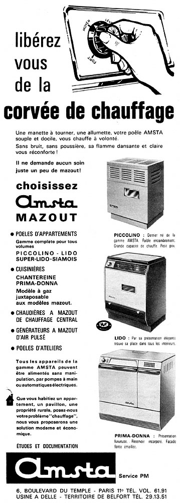 Advert Amsta 1962