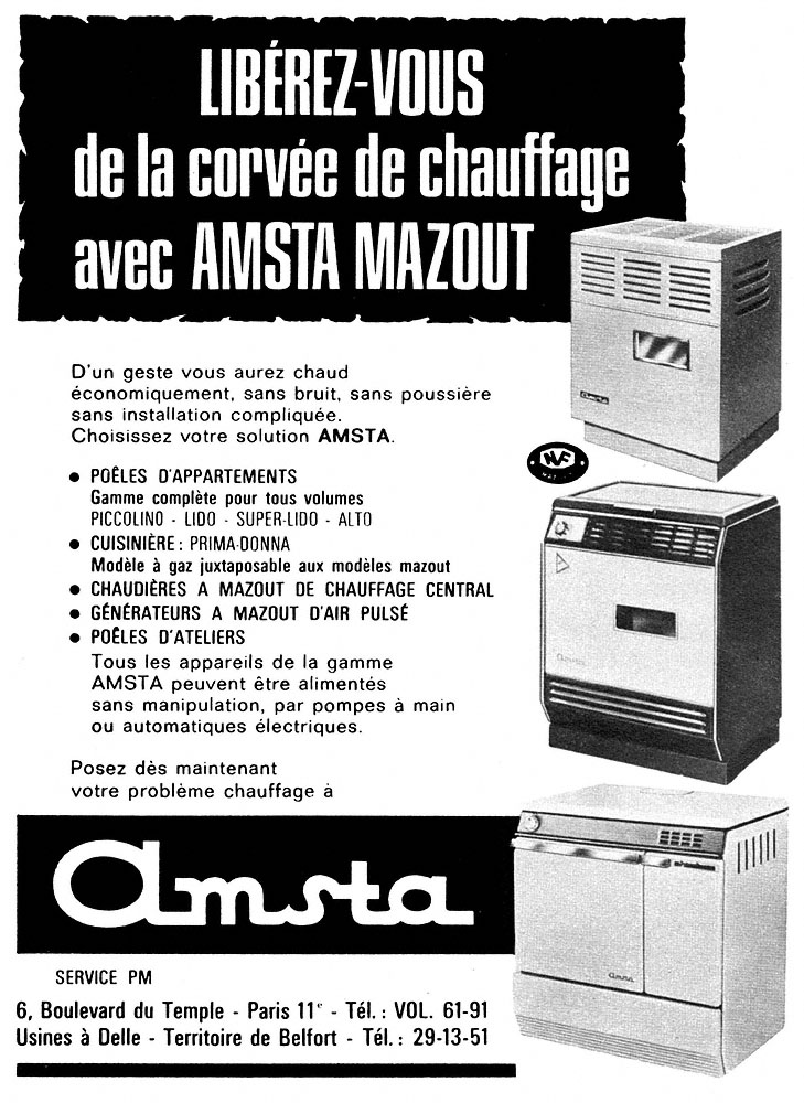 Advert Amsta 1963