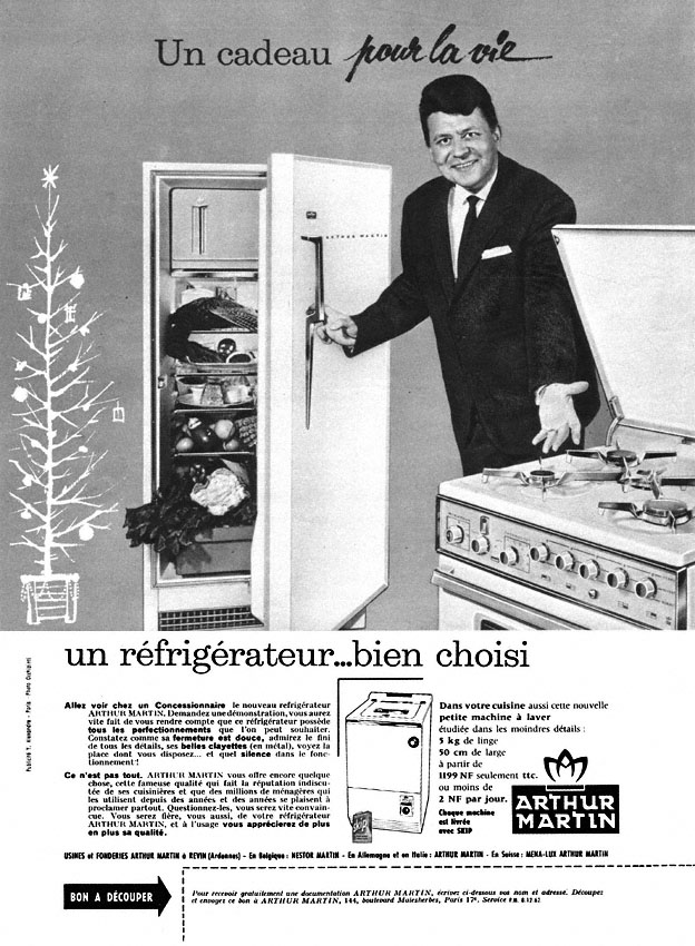 Advert Arthur Martin 1962