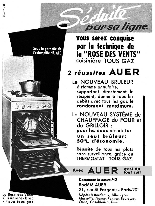 Advert Auer 1954