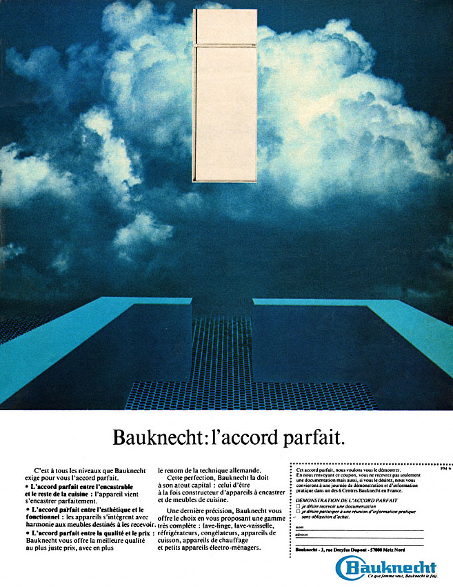 Advert Bauknecht 1977