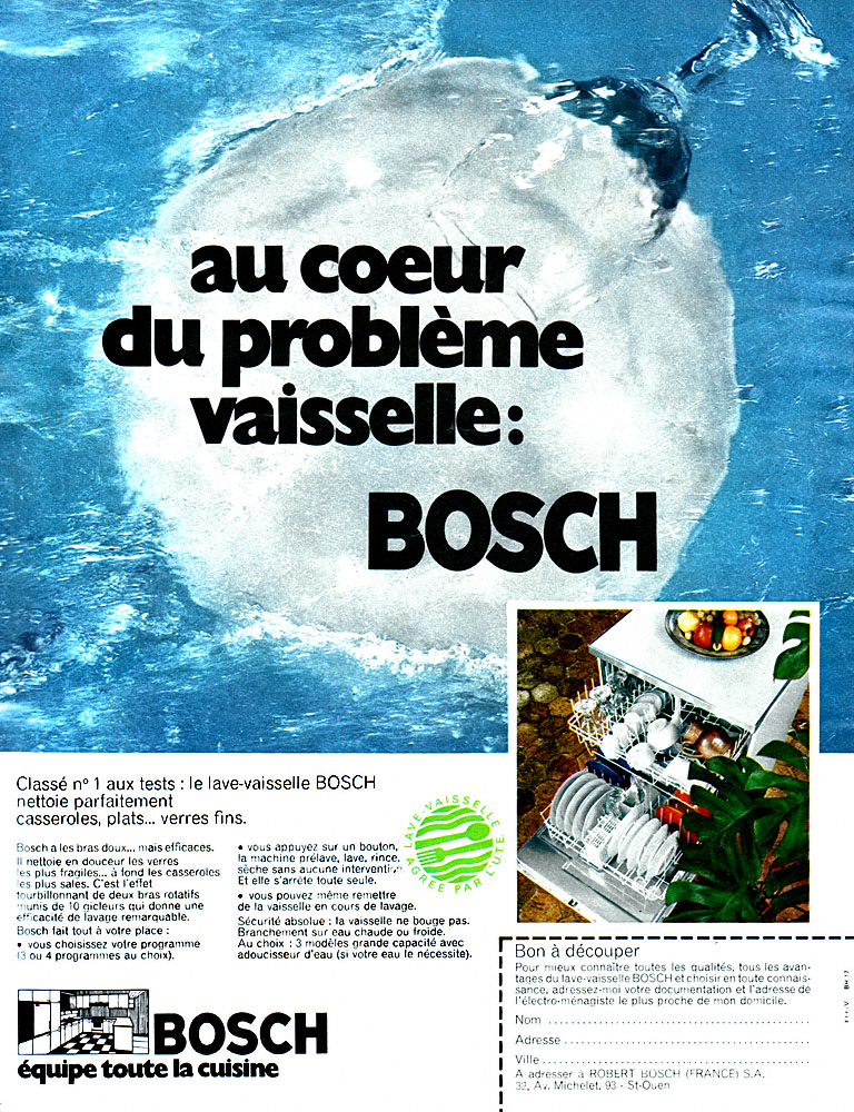 Advert Bosch 1970