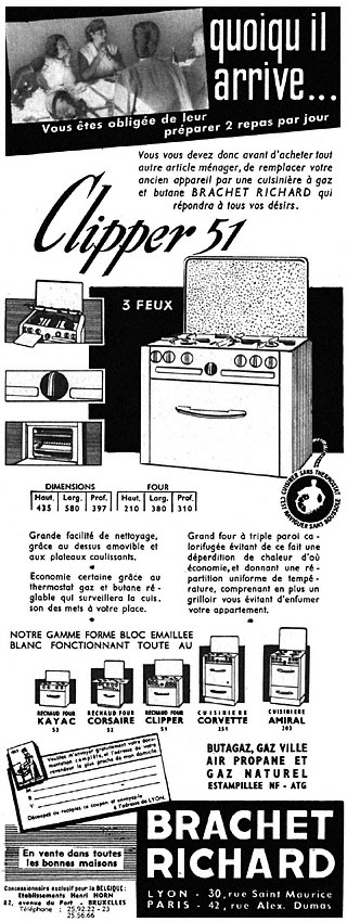 Advert Brachet Richard 1953