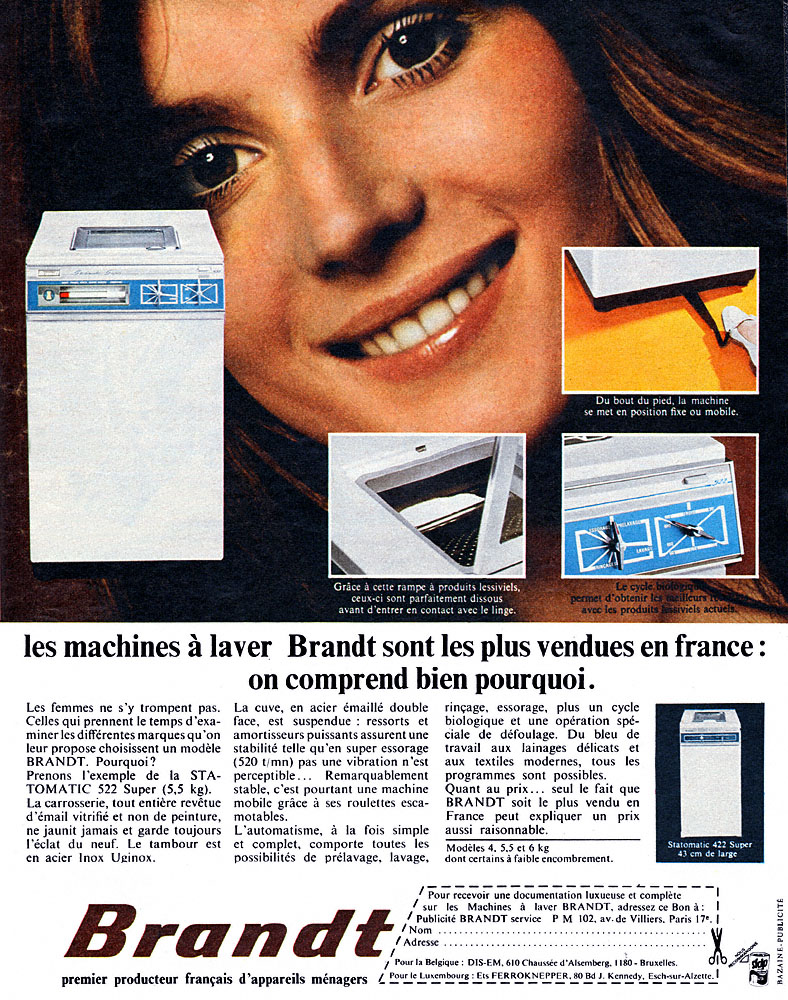 Advert Brandt 1970