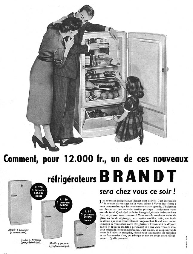 Advert Brandt 1954