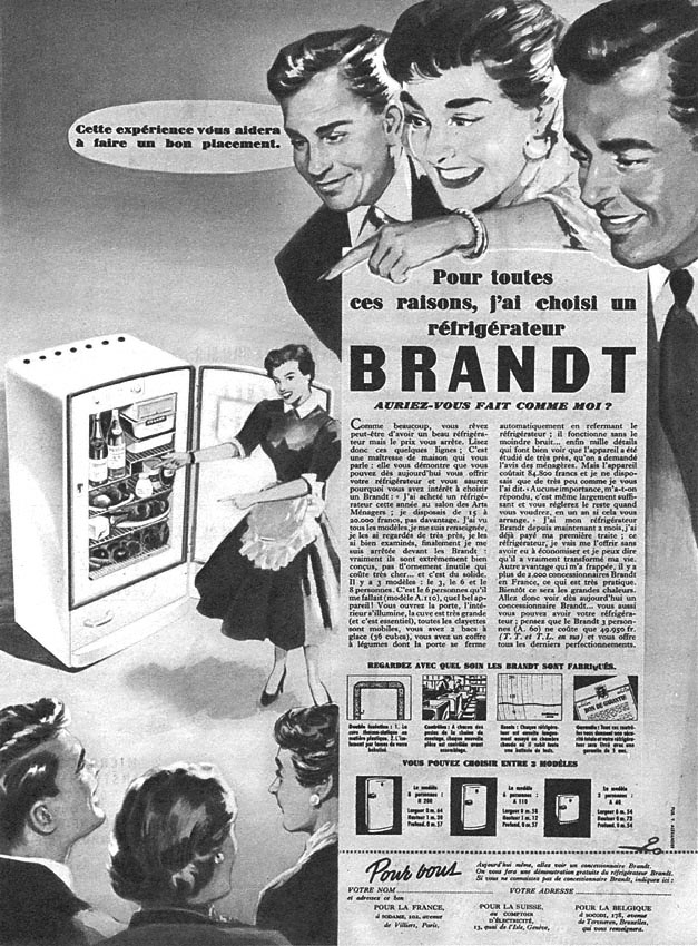 Advert Brandt 1955