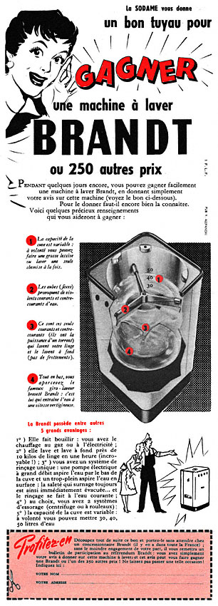 Advert Brandt 1955
