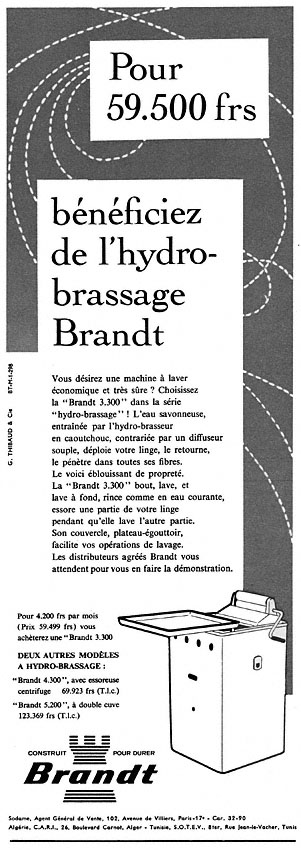 Advert Brandt 1957