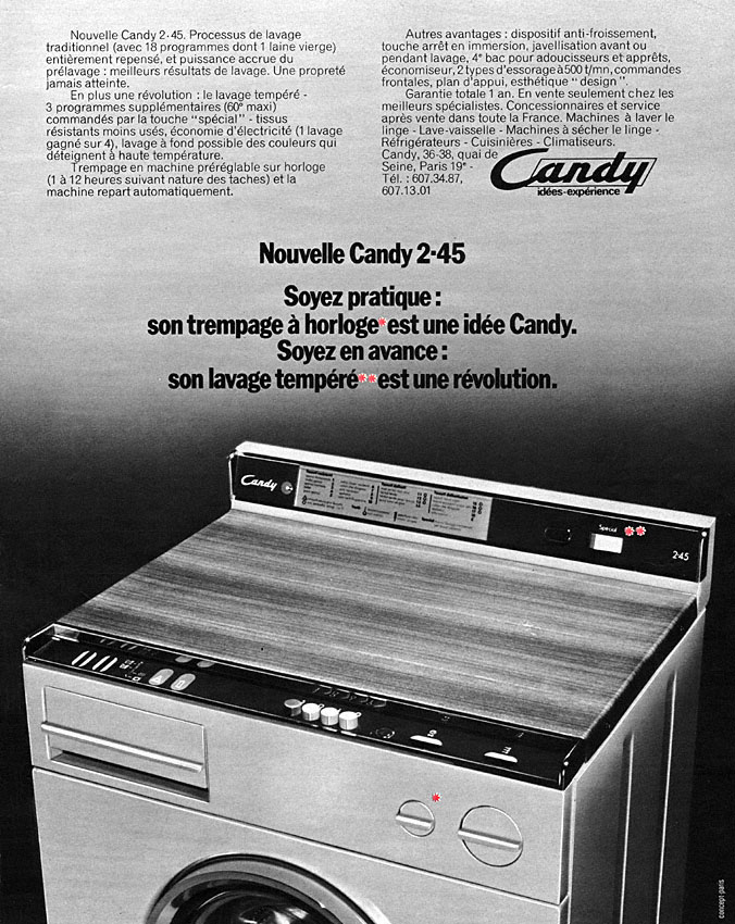 Advert Candy 1972