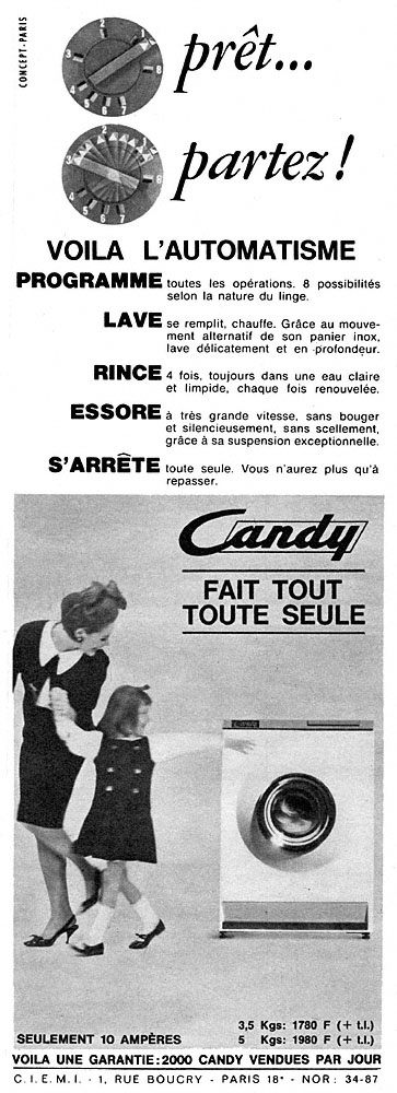 Advert Candy 1964