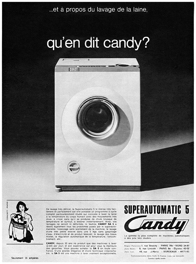 Advert Candy 1964