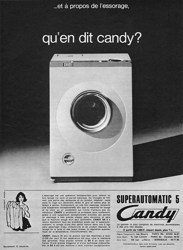 Advert Candy 1965