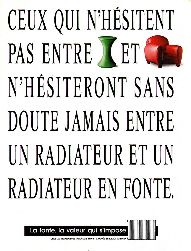 Advert Chappe 1989