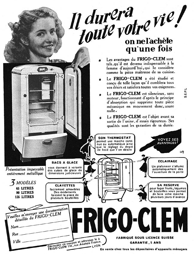 Advert Clem 1952