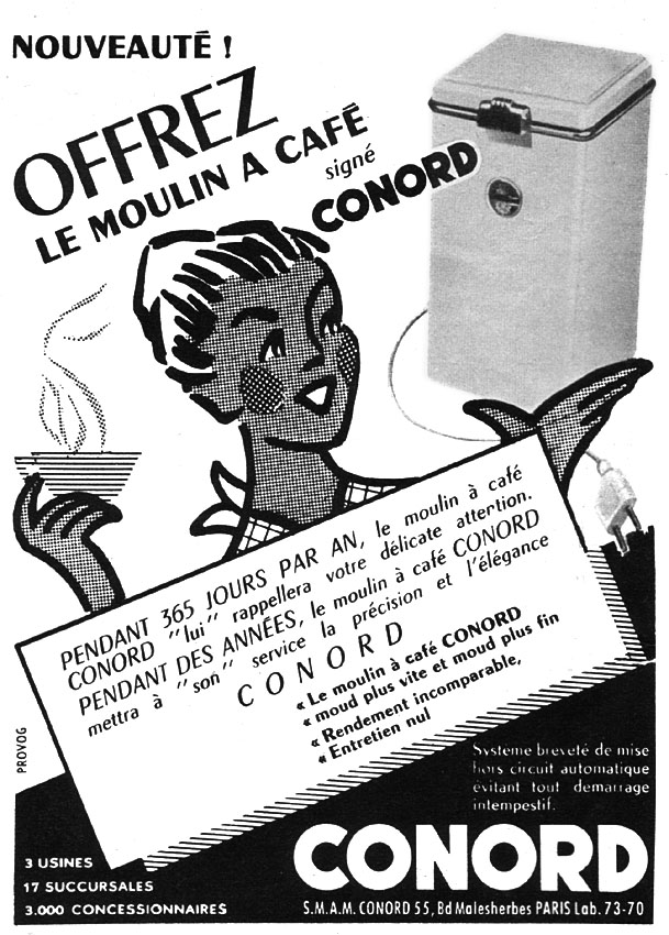 Advert Conord 1954