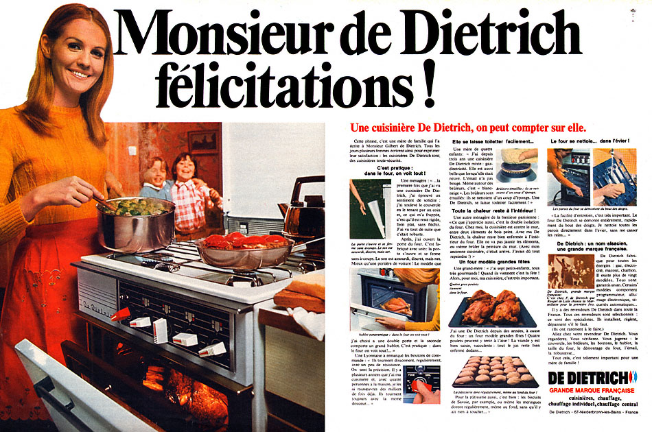 Advert De Dietrich 1969