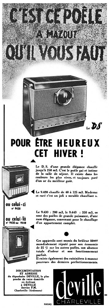 Advert Deville 1960