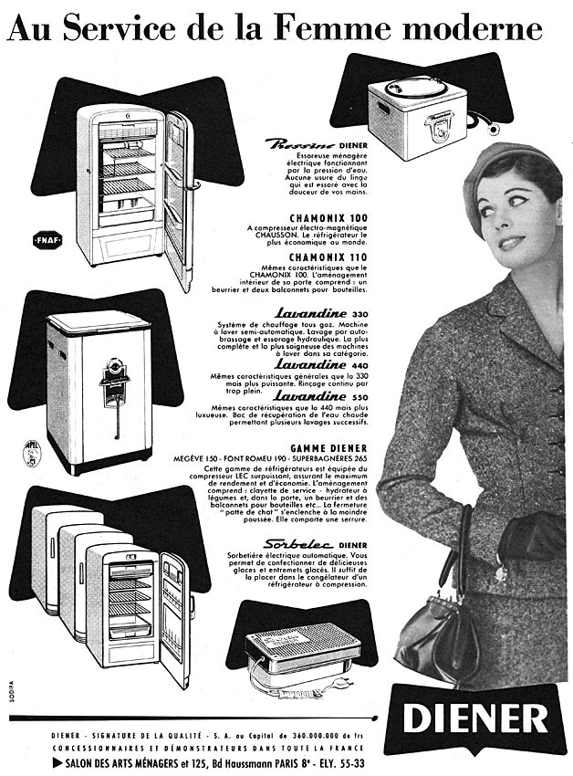 Advert Diener 1956