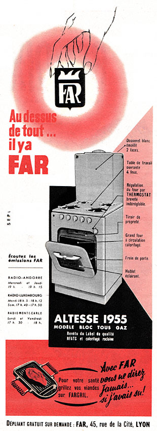 Advert Far 1955