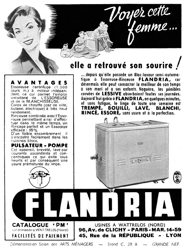 Advert Flandria 1955