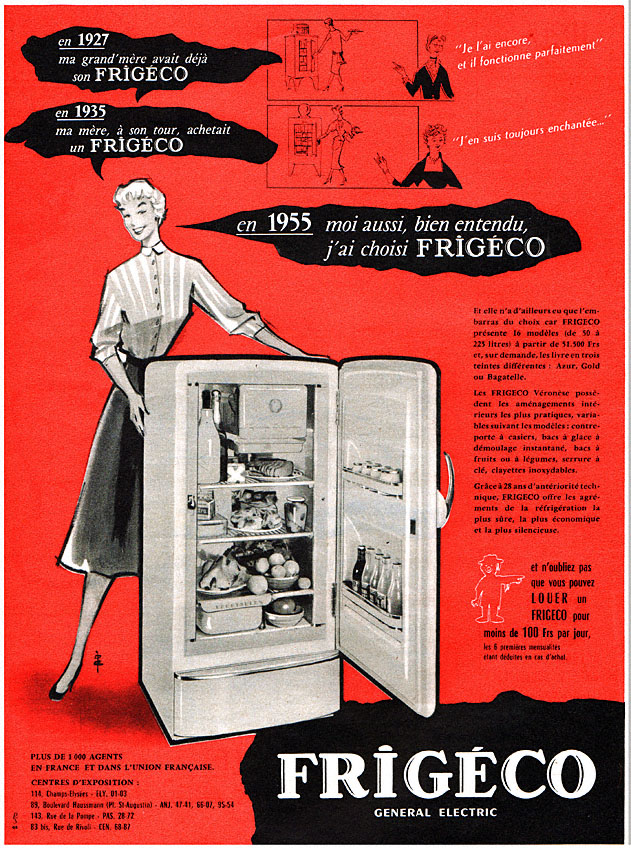 Advert Frigco 1955
