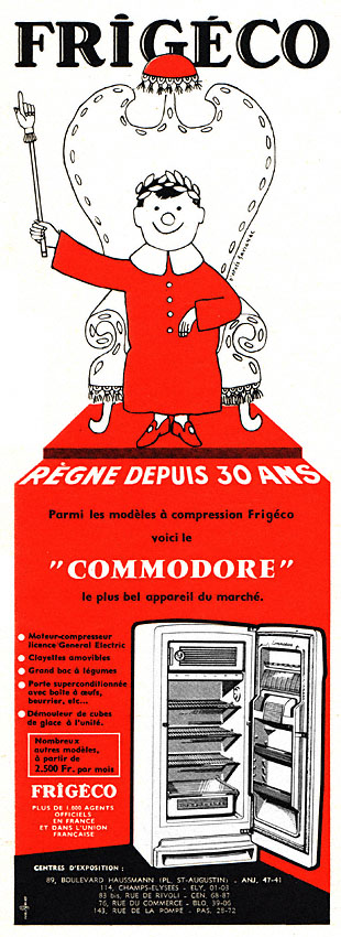 Advert Frigco 1957