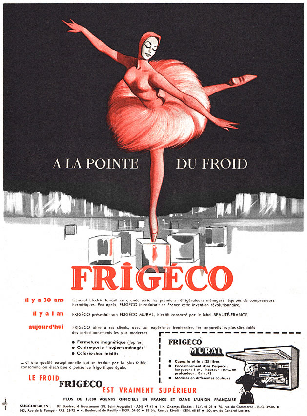 Advert Frigco 1958