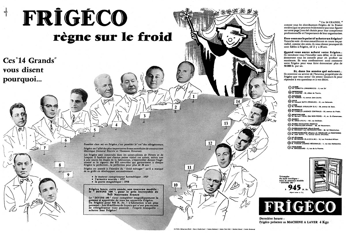 Advert Frigco 1959