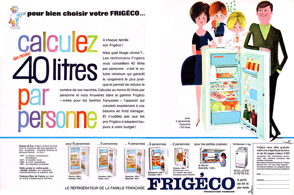 Advert Frigco 1962