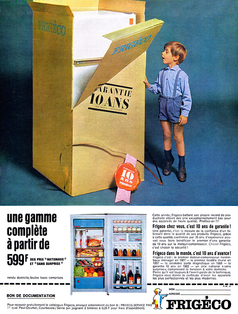 Advert Frigco 1963