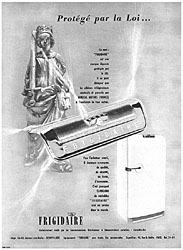 Advert Frigidaire 1952