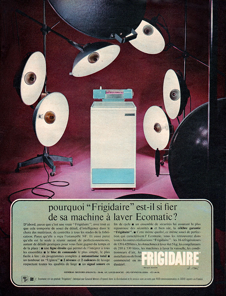 Advert Frigidaire 1966
