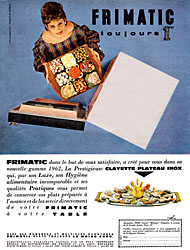 Advert Frimatic 1962