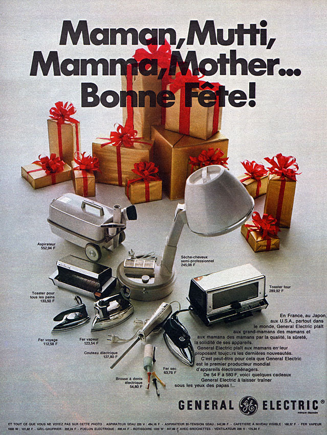 Advert General Electric 1970