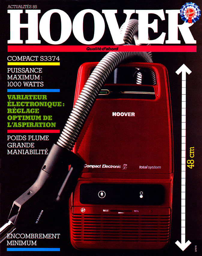 Advert Hoover 1985