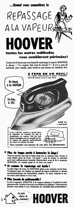 Advert Hoover 1955