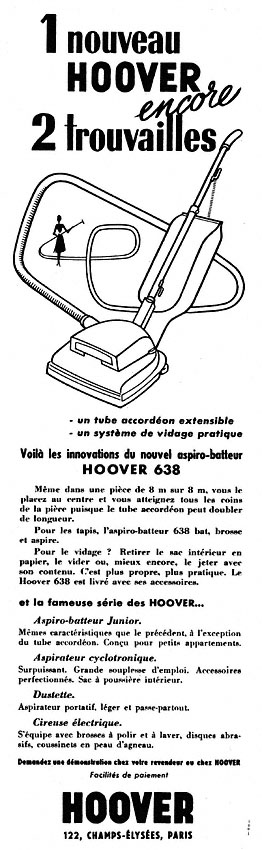 Advert Hoover 1956