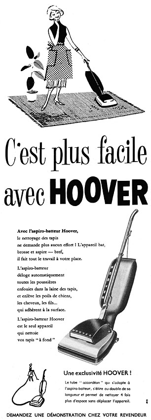 Advert Hoover 1957