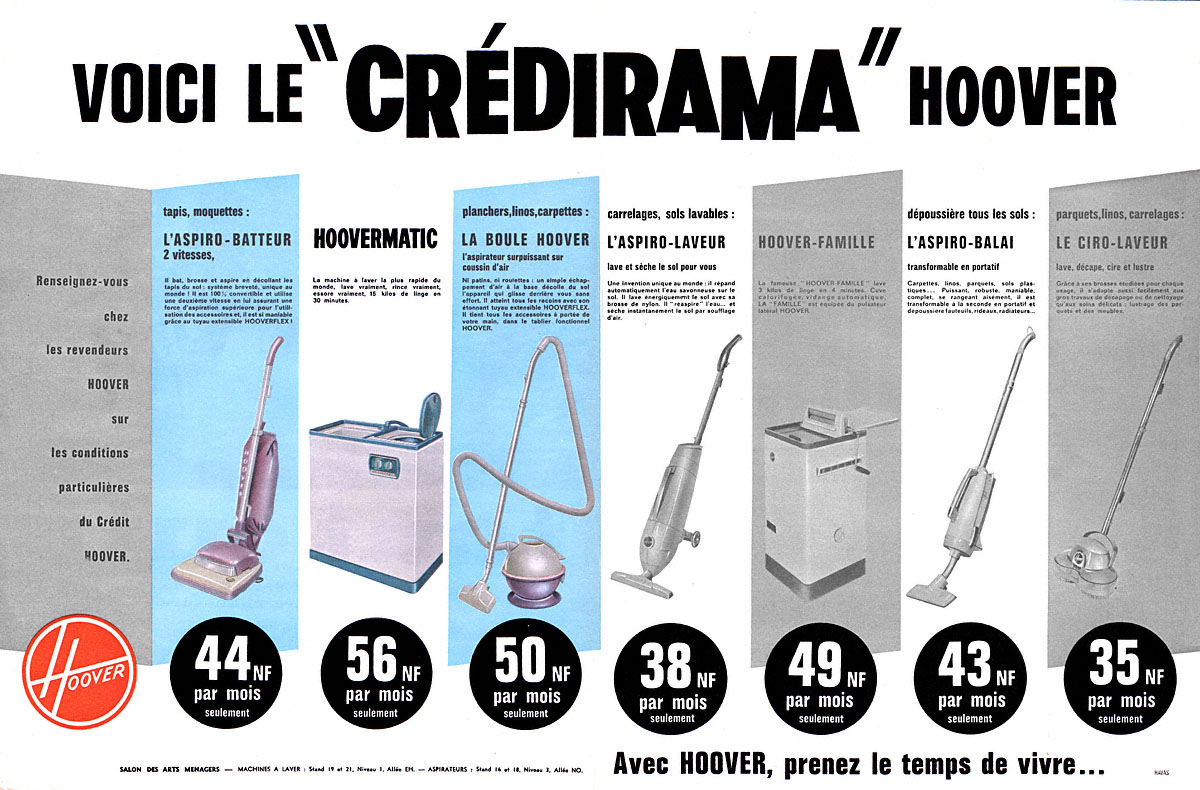 Advert Hoover 1962