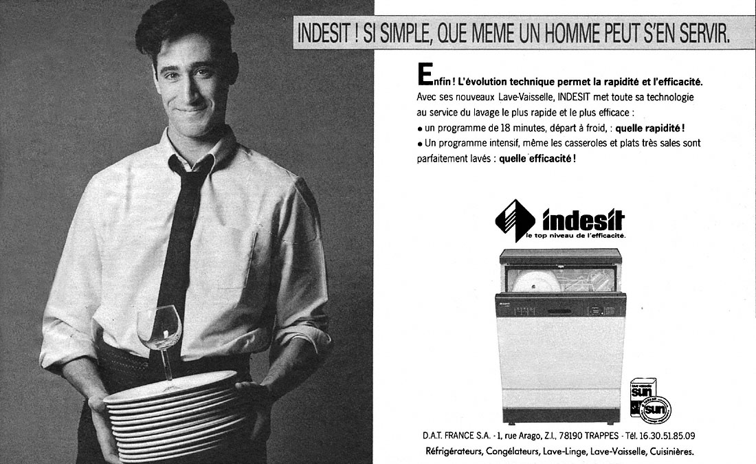 Advert Indesit 1986