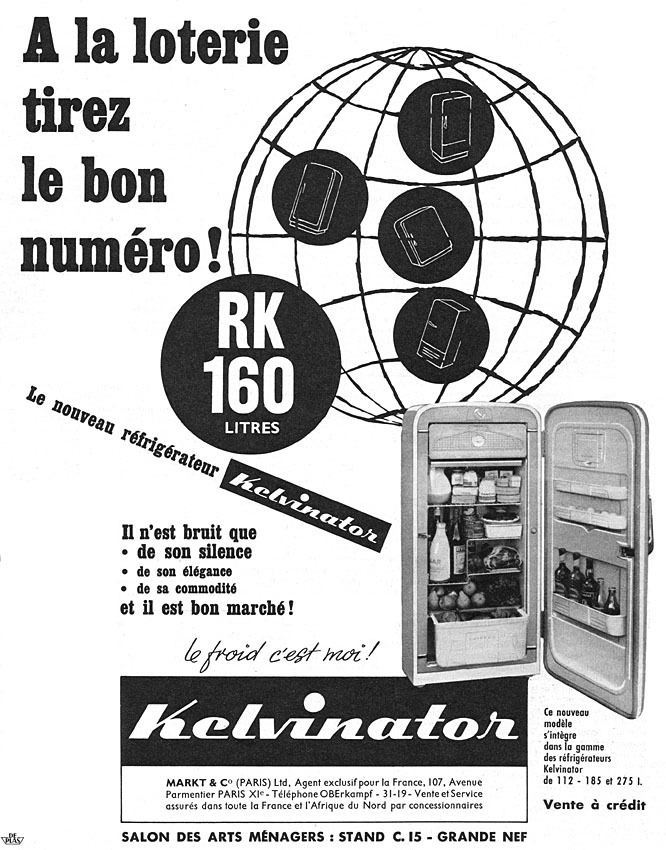 Advert Kelvinator 1956