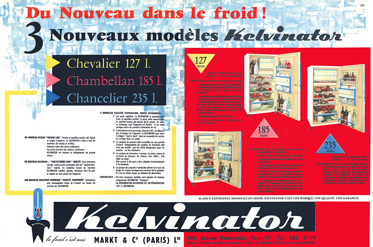 Advert Kelvinator 1959