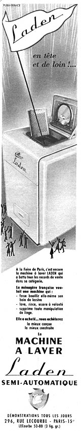 Advert Laden 1952