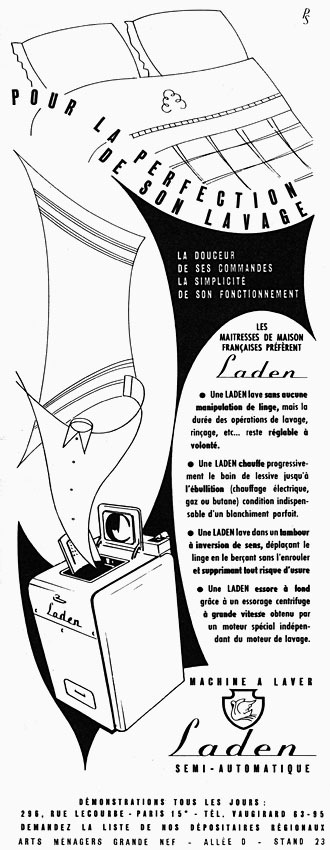 Advert Laden 1952