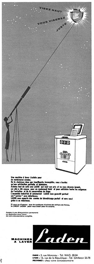 Advert Laden 1954