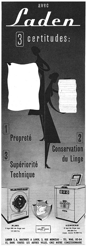 Advert Laden 1955