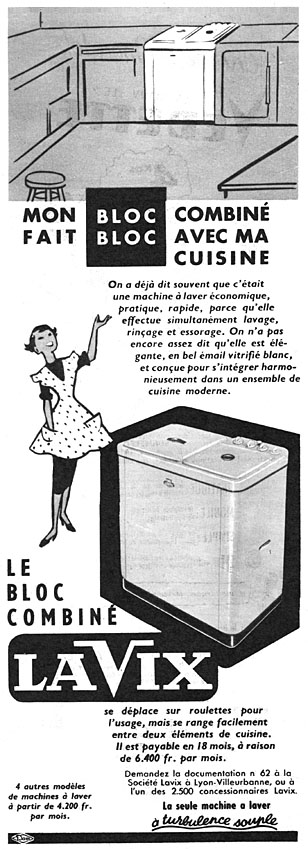 Advert Lavix 1956